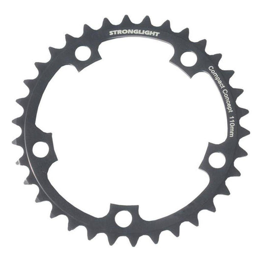Stronglight Kettingblad Shimano/Sram/Fsa Type S Dural 9/10V 38T Steek 110 Zwart - Le Coq Wielerartikelen