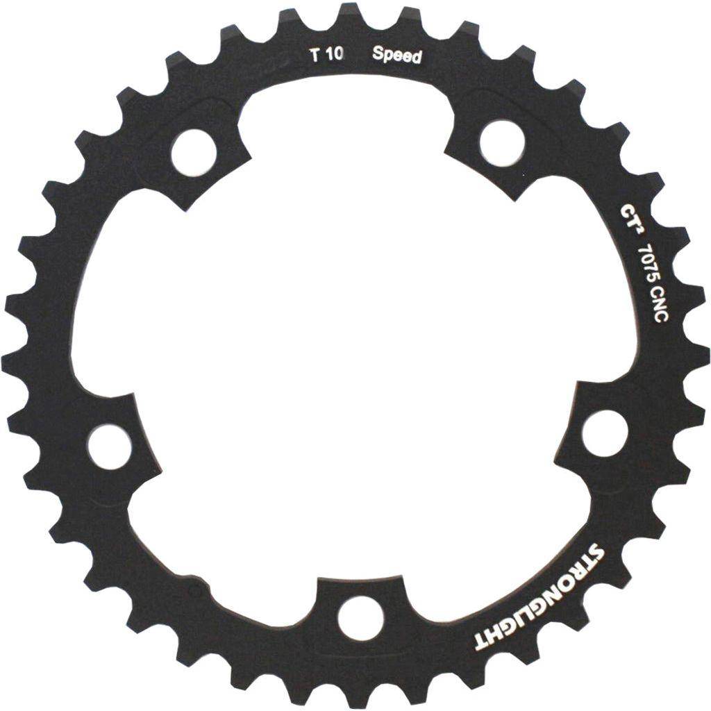 Sterklight 10-speed kettingblad Shimano Dura Ace/Ultegra FC-7950/Fc-6750 CT2 39T zwart, zichtbaar in afbeelding