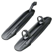 Zwart SKS Fatboard spatbordenset voor 26-inch fietsen, gemaakt van PVC, geschikt voor bescherming tegen modder en vuil