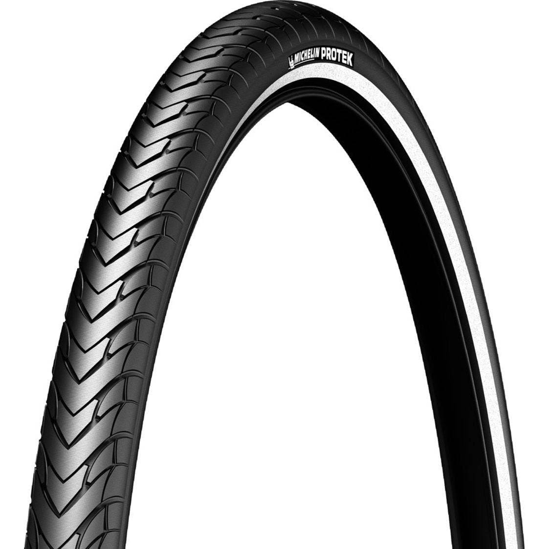 Michelin stadsfiets buitenband 26 inch Protek 47-559 zwart met profiel voor comfort en duurzaamheid