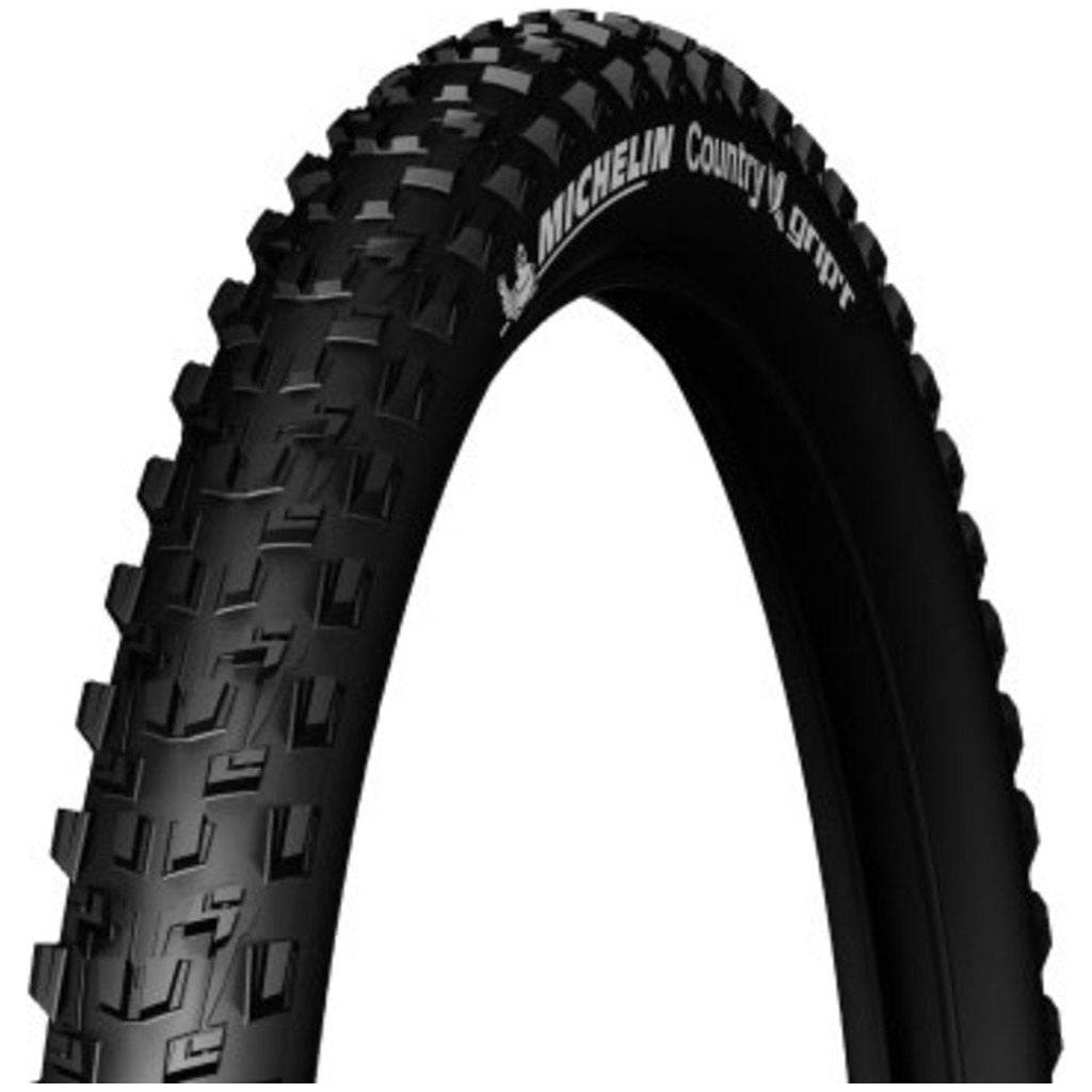 Michelin MTB buitenband 26" Country Grip'R, zwart, geschikt voor mountainbikes, met profiel voor off-road rijden.