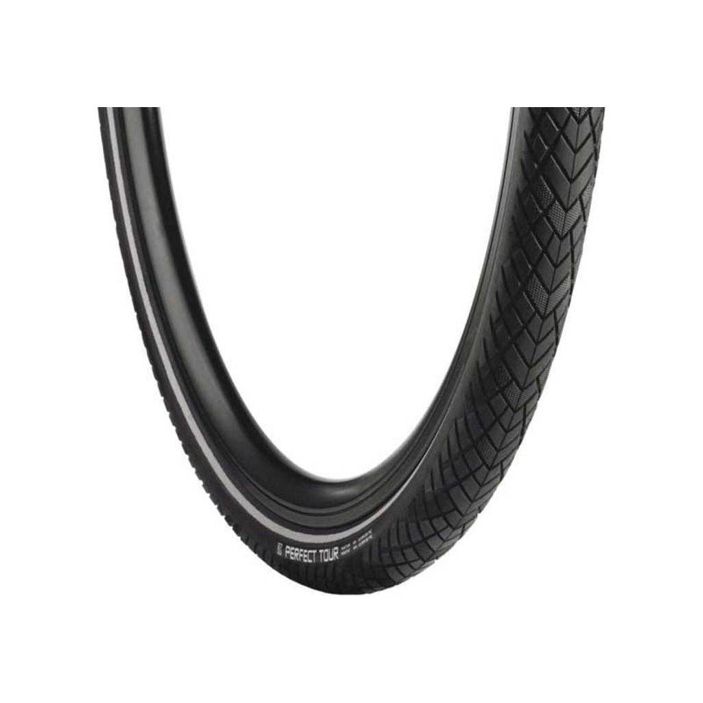 Vredestein 28" Perfect Tour E-bike buitenband met superieure bescherming, zwart, geschikt voor elektrische fietsen.