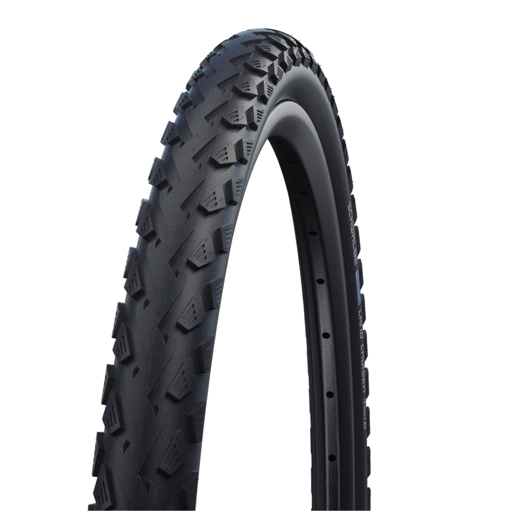 Zwarte Schwalbe Land Cruiser 26" stadsfiets buitenband zonder reflectie, K-Guard bescherming, geschikt voor stadsfietsgebruik