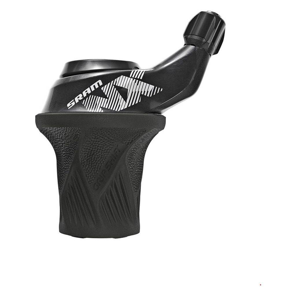 Zwarte Sram Gripshift Nx 11V achter shifter met twister bediening voor soepel schakelen op de fiets.