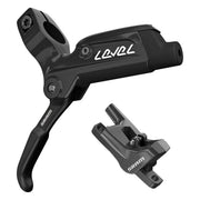 Zwarte Sram Rem Level V DB remschijfrem met remhendel en kabel voor mountainbike, zichtbaar op de afbeelding.