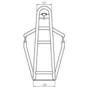 Tubus FLY Classic achterdrager voor 26/28 inch fietsen, robuust en geschikt voor bagagedragers.