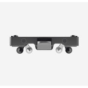 Zwarte Racktime Snapit Adapter voor fietstas, geschikt tot 12 kg, bevestigingsaccessoire voor fietsen.