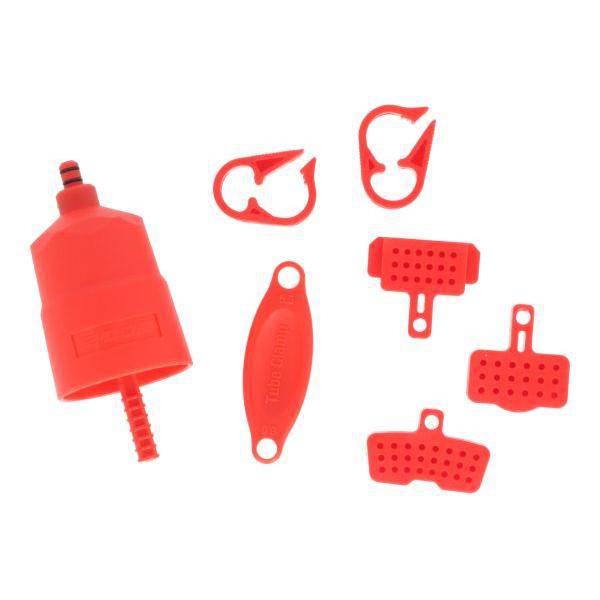 Ontluchtingsset Schijfrem Edge Standaard - Inclusief Kunststof Adapterset - Le Coq Wielerartikelen