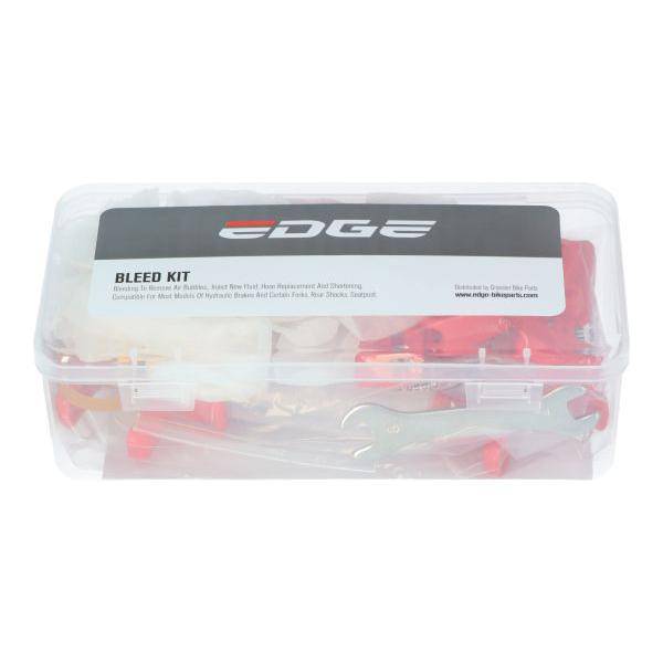 Ontluchtingsset Schijfrem Edge Standaard - Inclusief Kunststof Adapterset - Le Coq Wielerartikelen