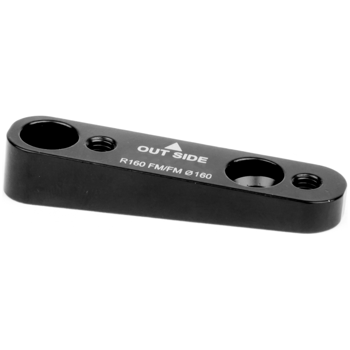 Elvedes remschijfadapter FM-FM Ø160 achter voor fiets, geschikt voor montage op de achteras.