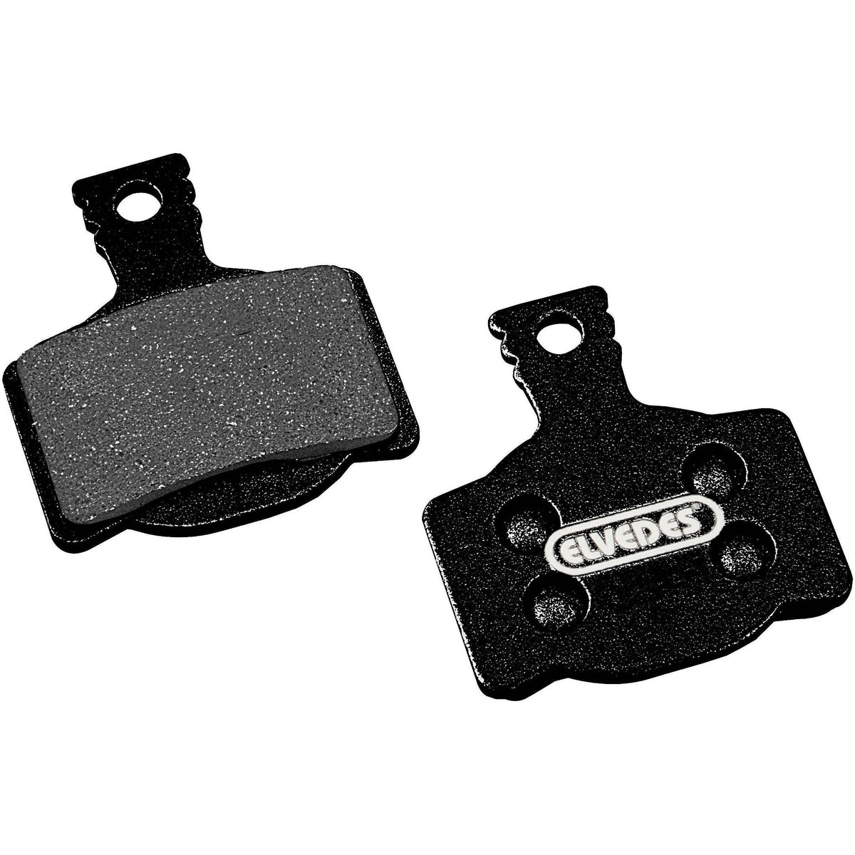 Elvedes schijfremblokset metallic carbon voor Magura MT2, MT4, MT6 en MT8, zichtbaar in de afbeelding.