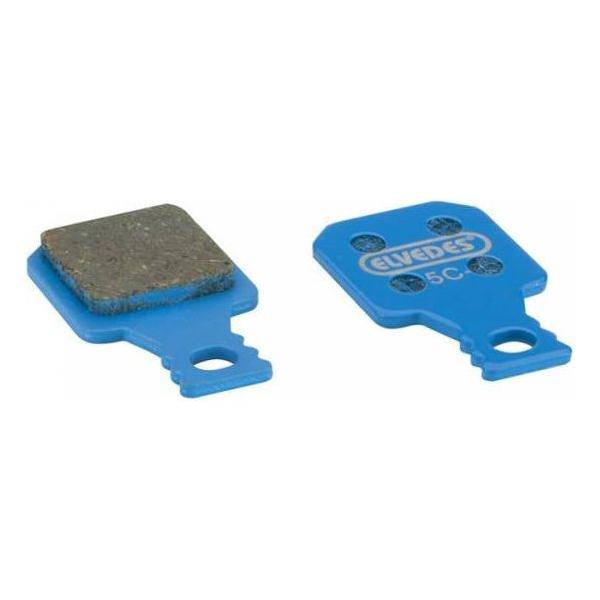 Elvedes organische schijfremblokjes voor Magura MT5/7, set van 2 paren, geschikt voor fietsremmen.
