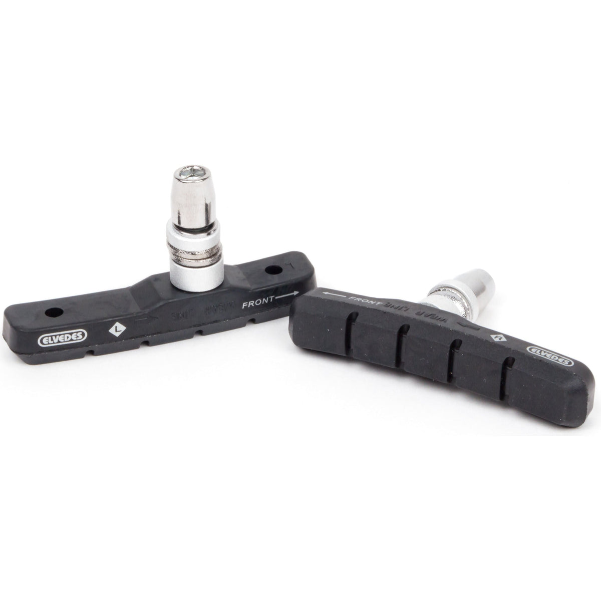 Elvedes V-brake remblokset van 72 mm met op kaart, geschikt voor fietsremmen, toont de Remblokken in de afbeelding