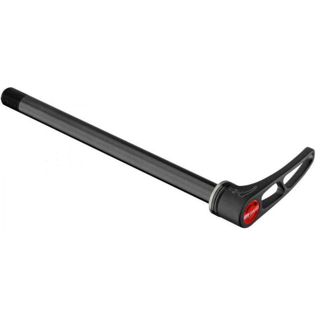 DT Swiss steekassen Naafd DT RWS Plug In X12 TA 142/12 162.5, zwarte wielnaaf met snelspansysteem en stevige constructie