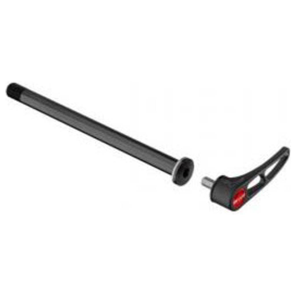DT Swiss Naafd DT RWS Plug-In steekas voor 142/12 naaf, metalen body met bevestigingspunten, geschikt voor mountainbike.