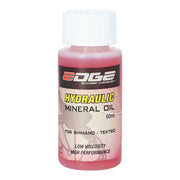 Edge schijfrem-ontluchtingsset voor Shimano en Tektro met minerale olie, inclusief slangen en gereedschap voor remonderhoud.