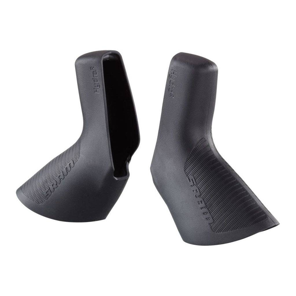 Zwart Sram Remd Hydro DoubleTap remset met remhendels en kabels, geschikt voor mountainbikes en racefietsen.