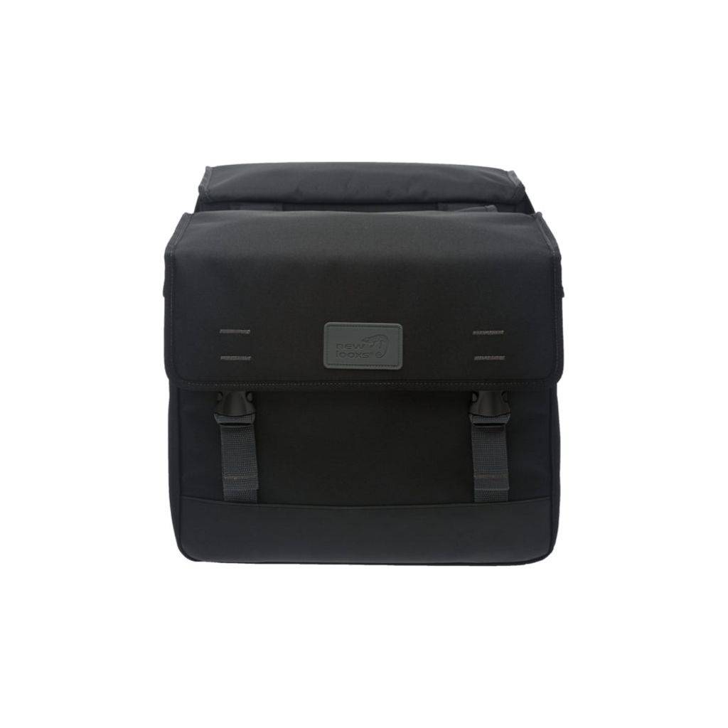 Dubbele Fietstas New Looxs Origin Zwart 39 Liter - Le Coq Wielerartikelen