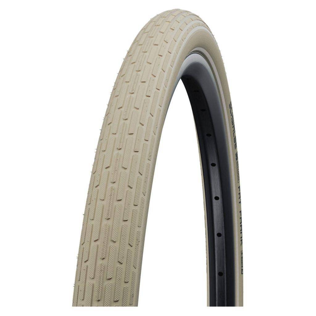 Schwalbe 28 inch Fat Frank K-Guard stadsfiets buitenband met reflectie en stevige K-Guard bescherming