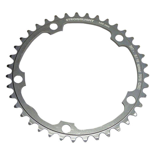 Stronglight Kettingblad Campagnolo Type A Zicral 9/10V 39T Steek 135 Zilver - Le Coq Wielerartikelen