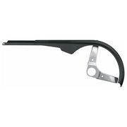 Zwarte SKS Chainblade kettingscherm voor 26/28 inch fietsen, beschermt de ketting en voorkomt vuilophoping.