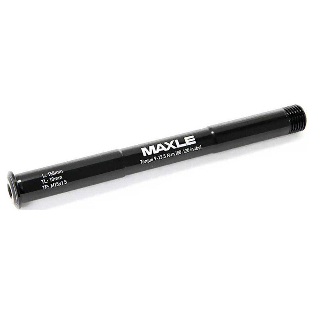 Sram Maxle Stealth 110/15 naafblok voor mountainbikes, zwart, stevig en duurzaam, zichtbaar in de afbeelding.