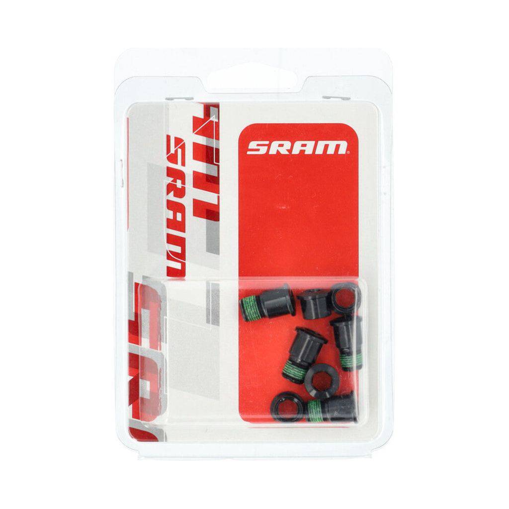 Zwart Sram X01 bladbout set met kettingblad voor mountainbikes, zichtbare bevestigingspunten en stevige constructie