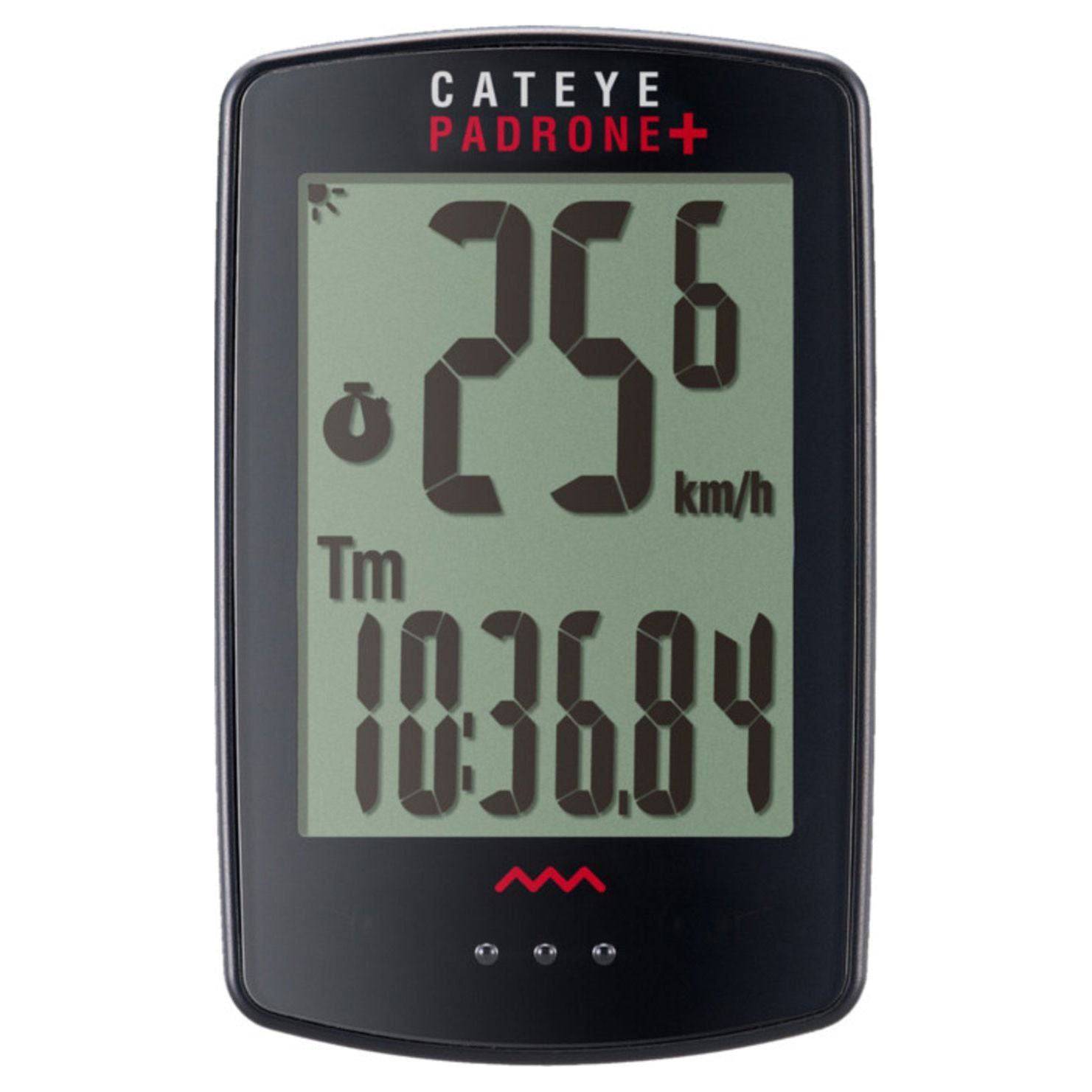 Fietscomputer Cateye Padrone+ Cc-Pa110W Draadloos Zwart - Le Coq Wielerartikelen