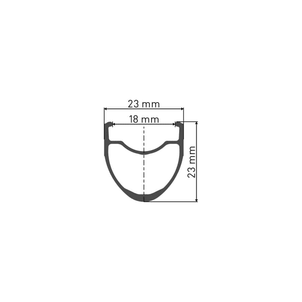 Dt Swiss Wiel V 28 Dt P1800 Spline 23 100/5 - Le Coq Wielerartikelen