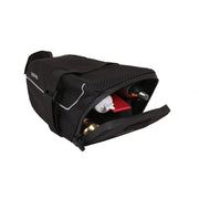 Zefal Z Light Pack zadeltas in zwart, ultralicht en stevig, ideaal voor fietstassen en bagage op de fiets.