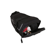 Zefal Z Light Pack zadeltas in zwart, ultralicht en waterdicht, geschikt voor fietstassen en accessoires.