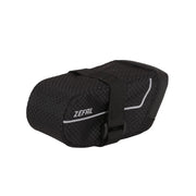 Zefal Z Light Pack zadeltas in zwart, ultralicht en waterdicht, geschikt voor fietsaccessoires en bagage.