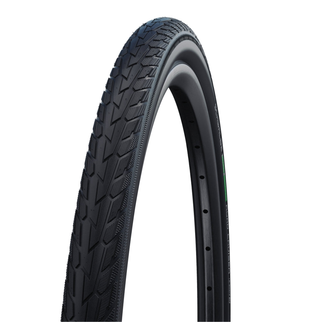 Schwalbe 16 inch Road Cruiser groene stadsfiets band met K-Guard bescherming, zwart, geschikt voor stads- en recreatief gebruik