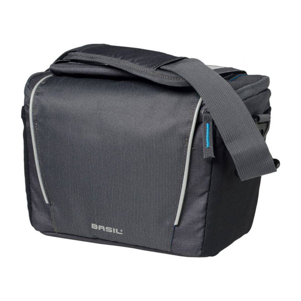 Basil Stuurtas Sport Design Handlebar Bag Graphite 7 Liter - Le Coq Wielerartikelen