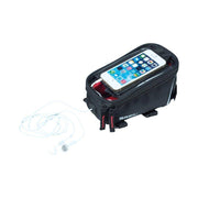 Basil Sport Design frametas van 1 liter, waterafstotend, zwart, ideale waterfles voor sport en onderweg