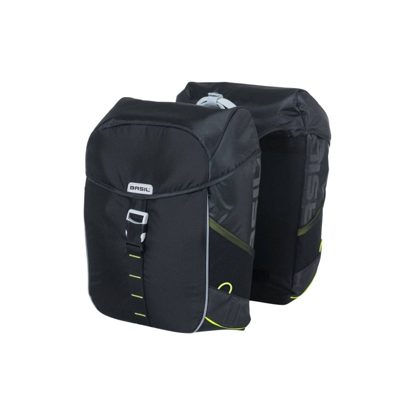 Basil Dubbele Fietstas Miles Double Bag 34 Liter 34 X 19 X 43 Cm - Le Coq Wielerartikelen