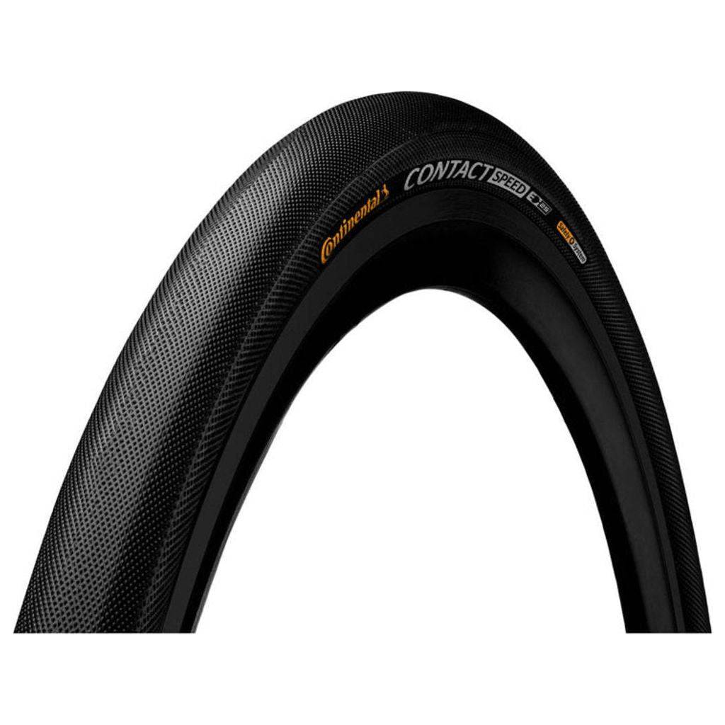 Zwarte 28-inch Continental Contact Speed stadsfiets buitenband met Double Safety System en breaker, zonder reflectie