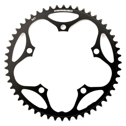 Stronglight Kettingblad Shimano/Sram/Fsa Type S Dural 9/10V 52T Steek 130 Zwart - Le Coq Wielerartikelen