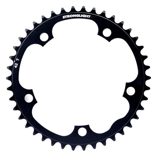 Stronglight Kettingblad Shimano/Sram/Fsa Type S Dural 9/10V 42T Steek 130 Zwart - Le Coq Wielerartikelen