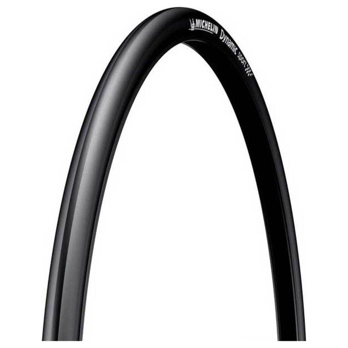 Michelin 28 inch Dynamic Sport racefietsbundel, vouwband zwart, 25-622, geschikt voor racefietsen, zichtbaar in close-up.
