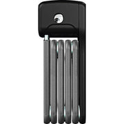 Abus Bordo Lite Mini 6055/60 vouwslot van 60 cm, stevig zwart fietsslot met vierkante vakken en vergrendelingsmechanisme