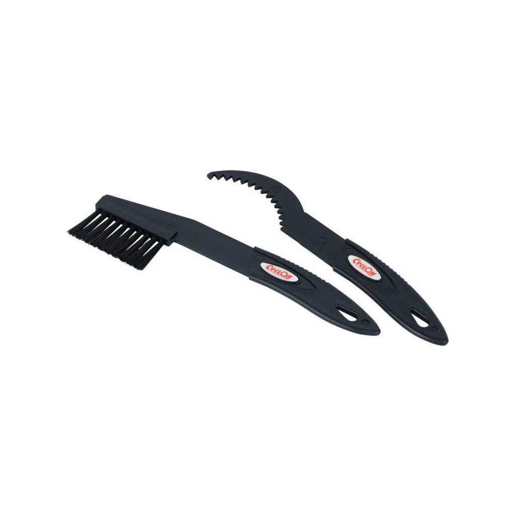 CyclOn Poetsborstel Cassette Claw + Detail Brush Chain - Le Coq Wielerartikelen