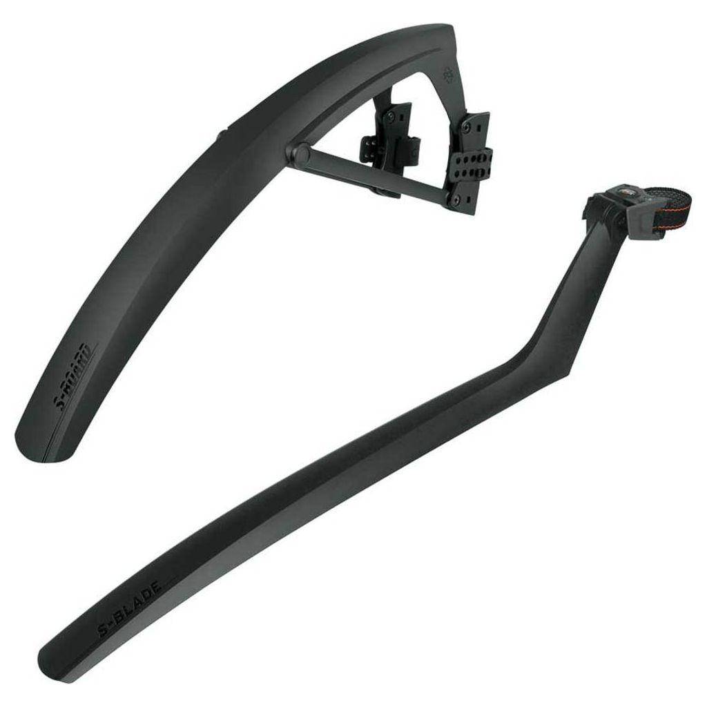 SKS S-Board/S-Blade 28 inch spatbordenset PVC met quick release, geschikt voor fiets met spatborden.