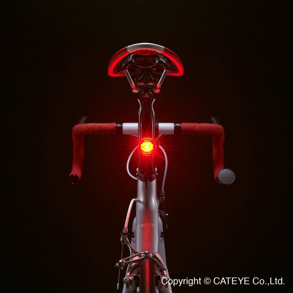 Achterlicht Cateye Wearable Mini SL-WA10 Led Batterij Zwart - Le Coq Wielerartikelen