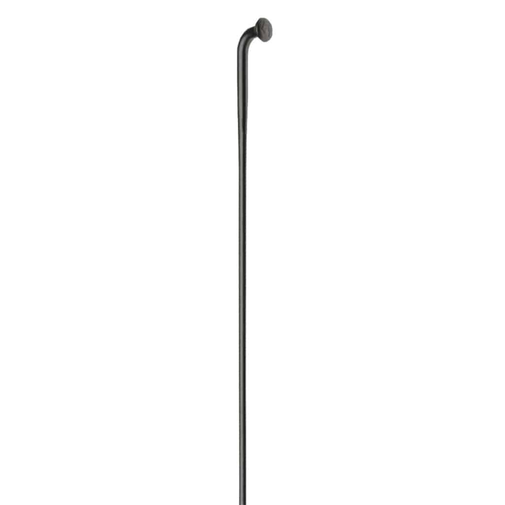 Set van 100 zwarte DT Swiss Revolution 14x262mm RVS spaaks met J-Bend, geschikt voor lichte wielbouw en duurzame prestaties.