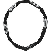 Abus Steel-O-Chain kettingslot 75 cm, 4 mm diameter met cijferslot en ketting van staal, geschikt voor beveiliging.