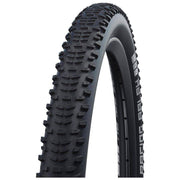 Zwarte 29" Schwalbe Racing Ralph MTB buitenband met TLR ADDIX Performance vouwband, geschikt voor mountainbiken.