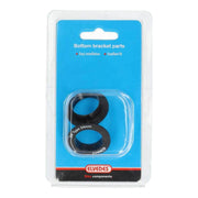 Elvedes Trapas Lagerkapjes voor Shimano 24mm Press-Fit, set van 2, geschikt voor trapas onderdelen, zwart en stevig.
