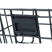 Basil Bremen Alu KF fietsmand matzwart, 28x37x26 cm, stevige aluminium fietsmand met handvat en open bovenzijde.