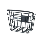 Basil Bremen alu fietsmand matzwart, 28x37x26 cm, stevige aluminium fietsmand voor voor- of achterdrager